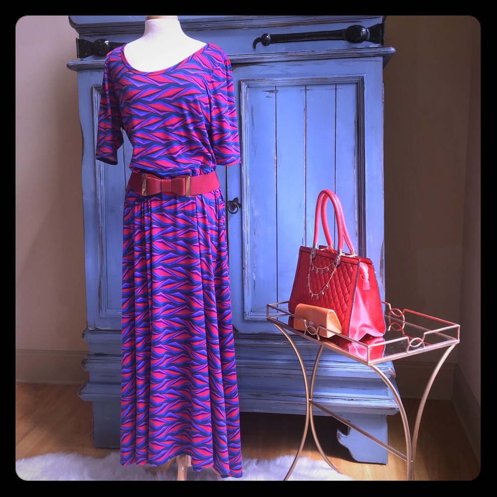 ♥️Gorgeous Lularoe 3XL Maxi Dress